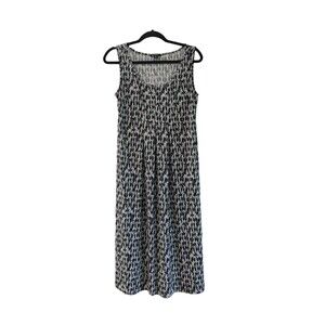 George Dress Size M 8-10 Sleeveless, Lightweight Black And White Dress
